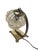 Goldenrod Art Deco Bedside Lamp, Belgium, 1950s For Sale - Image 8 of 14