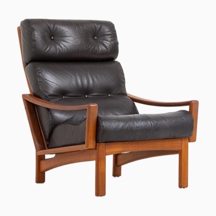 Leather Easy Chair from Glostrup For Sale - Image 15 of 15