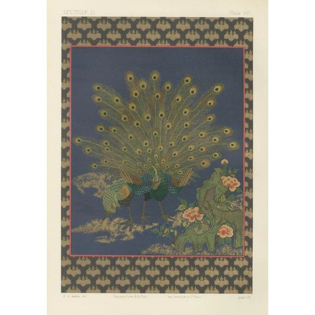 Paper Peacocks in Full Plumage, 1880s, Paper For Sale - Image 7 of 10