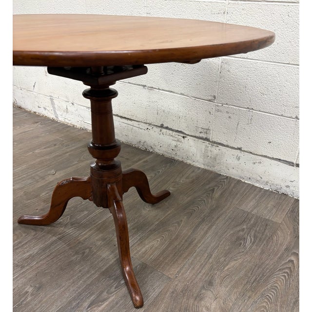 Late 19th Century Antique 19th Century Tripod Pedestal Dining Breakfast Table For Sale - Image 5 of 9