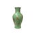 1970s Vintage Chinese Pastel Green Turquoise Golden Birds Porcelain Vase For Sale - Image 5 of 9