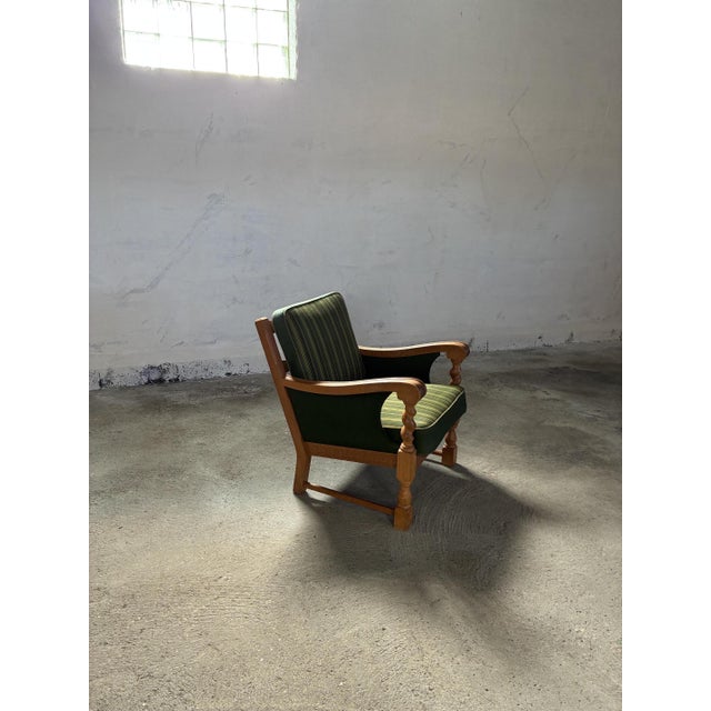 Danish Lounge Chair in style of Kjærnulf, 1960s For Sale - Image 12 of 12