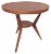 Mid-Century Round Wooden Coffee Table For Sale