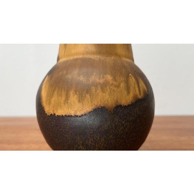 Mid-Century German Studio Pottery Carafe Vase by Otto Wichmann, 1960s, in Very Good conditions. Designed 1960 to 1969 This...