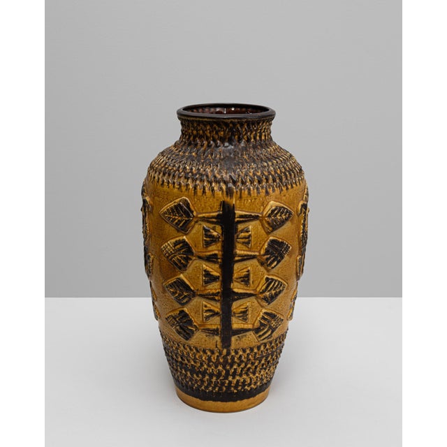 20th Century German 'W. Germany' Ceramic Vase For Sale - Image 10 of 18