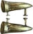 Contemporary Pair of Contemporary Custom Brass Horn Hardware Doorknob Pulls For Sale - Image 3 of 10
