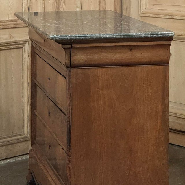 19th Century French Louis Philippe Marble Top Commode by Georges Guerin of Paris For Sale - Image 10 of 18