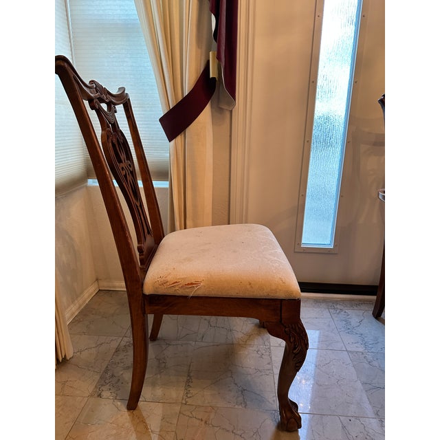 Oxblood Red Pennsylvania House Dining Chairs For Sale - Image 8 of 10