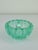 Glass Art Deco Bowl in Green Moulded Glass by Pierre D'Avesn, 1940 For Sale - Image 7 of 7