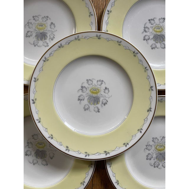 Ceramic 1950s Wedgwood Cynthia Pattern Plates - Set of 8 For Sale - Image 7 of 12