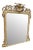 Large Antique Gilt Overmantle Mirror For Sale