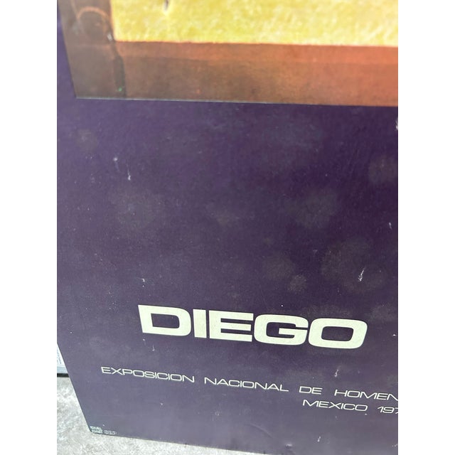 Black Diego Rivera Exhibition Poster 1977 For Sale - Image 8 of 8