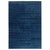 Contemporary Navy Blue Handcrafted Pashmina Euro Rug by Doris Leslie Blau For Sale