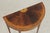 Wood Hekman Mahogany Inlaid Demilune Table For Sale - Image 7 of 14