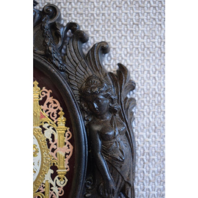 Antique Victorian French Black Photo Frame For Sale - Image 13 of 17