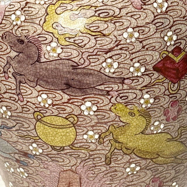 Asian Mid 20th Century Asian Lamp With Acrylic Base For Sale - Image 3 of 13