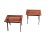 Set of Small Wood and Metal Stools, Italy, 1960s For Sale - Image 3 of 6