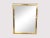 Gold Brass Rectangle Mirror, 1950s For Sale - Image 8 of 8
