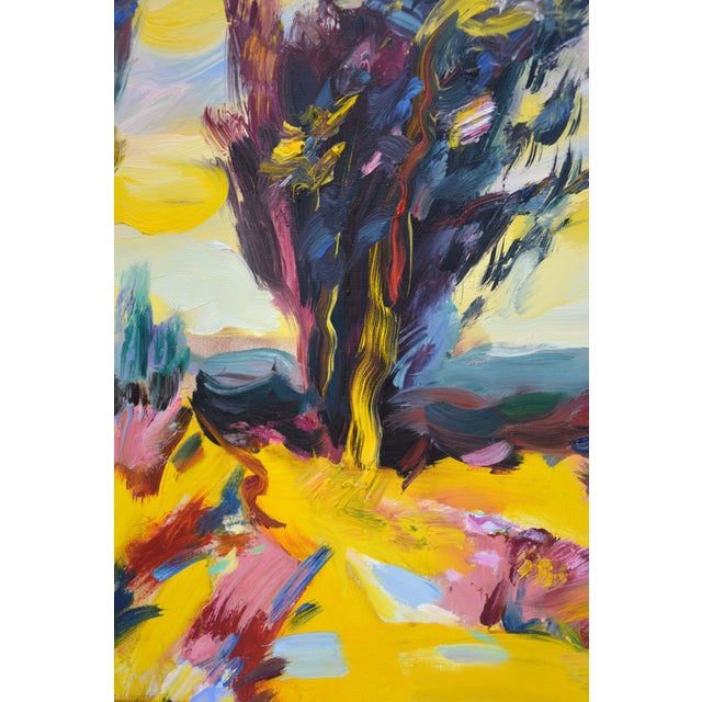 French Trees. Modern Original Painting. For Sale - Image 4 of 6