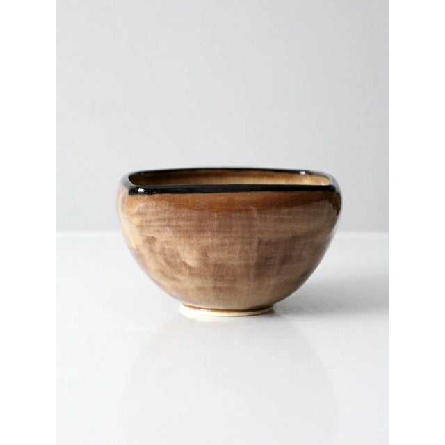 Vintage Studio Pottery Bowl For Sale - Image 6 of 10