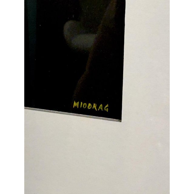 Abstract Composition Gouache on Paper, Miodrag, Signed This piece is attributed to the mentioned designer/maker. It has no...