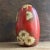 Wood Vintage Daisy Kimono Kokeshi Doll by Usaburo, Japan, 1970s For Sale - Image 7 of 11
