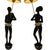 Pair French 1950's Signed Andre Carli Large Patinated Wall Sconces. Highly collectible Designer Sconces. French Estate.