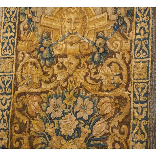 Circa 1700 Silk Brussels Tapestry Fragment, the Divine Order of the Universe For Sale - Image 16 of 18