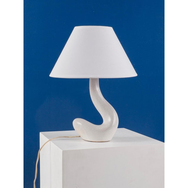 1950s French Free-Form Ceramic Lamp, France, 1950 For Sale - Image 5 of 6
