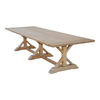 Petersen Antiques White Oak Farm Table For Sale