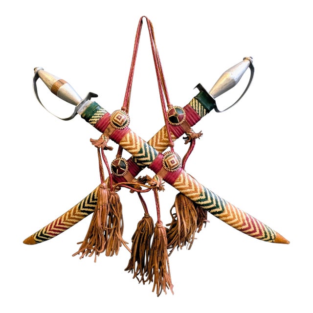 1940s-1950s West African Ceremonial Mandinka/Mandingo Swords For Sale