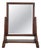 Antique English Inlaid Mahogany Dressing Mirror, 1890s For Sale