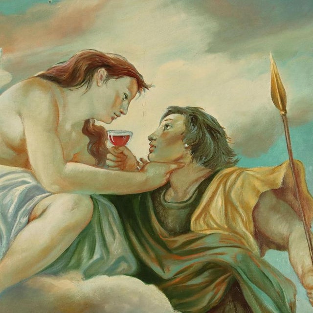 Antonella Cappuccio, Mythological Scene, Oil on Canvas For Sale - Image 4 of 12