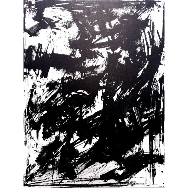 Emilio vedova - original lithograph abstraction 1961 xxe siecle dimensions: 32 x 24 edition: g. Di san lazzaro. Emilio...