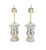 A Pair of Vintage 1980s Hand-Painted Blue and White Toleware Table Lamps - For Sale - Image 12 of 12