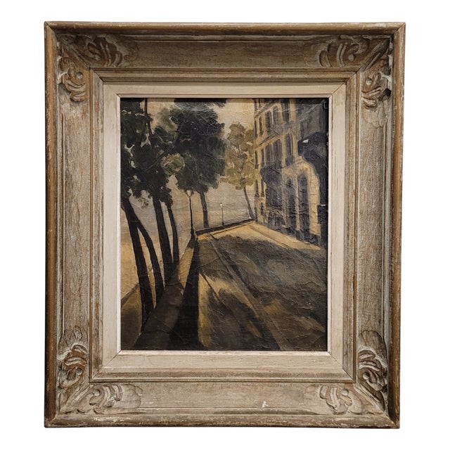 Post-Impressionism Artist, Pont Marie, Paris, 20th Century, Oil on Canvas, Framed For Sale