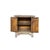 Shabby Chic 16.25" Distressed Pink Brown 2 Doors End Table Nightstand Chest For Sale - Image 3 of 6