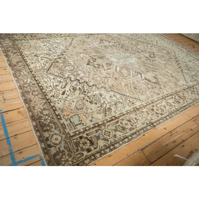 Textile Vintage Distressed Mehrivan Carpet - 8'1" x 10'10" For Sale - Image 7 of 14