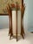 Adrian Pearsall Mid-Century Modern Teak & Brass Swag Pendant Lamp in the Style of Adrian Pearsall For Sale - Image 4 of 13
