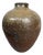 Japanese Tea Leaf Jar in Brown Ceramic For Sale