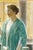 1912 Vintage Tea Set Art Print, American Impressionist Woman Portrait by Childe Hassam - 28" X 28" For Sale In Buffalo - Image 6 of 9
