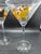 Vintage Handpainted w/Horse/Jockey Images on Martini Crystal Glasses (Set of 2)