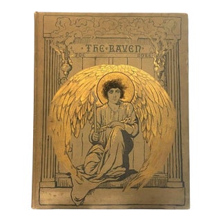 Gustave Doré Illustrated the Raven by Edgar Allen Poe 1st American Edition 1884 For Sale