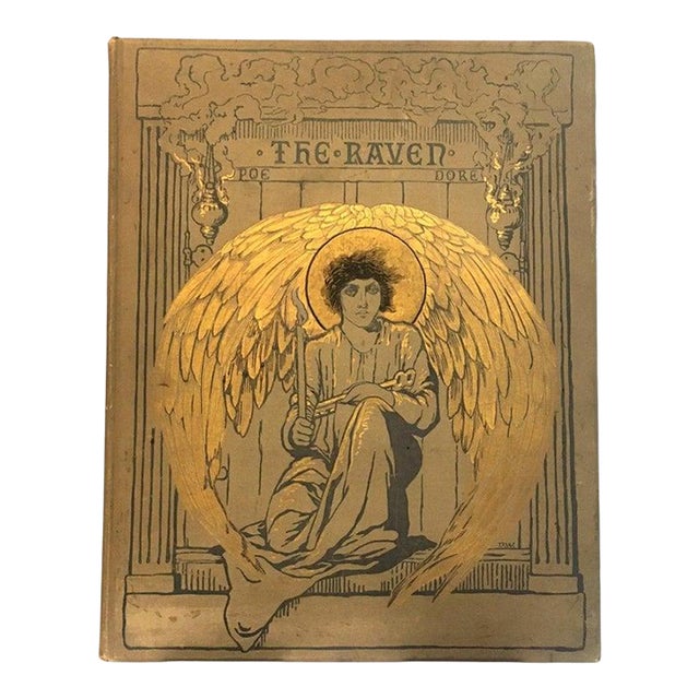 Gustave Doré Illustrated the Raven by Edgar Allen Poe 1st American Edition 1884 For Sale