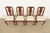 1970s Henkel Harris Queen Anne Solid Cherry Wood Dining Chairs, Set of Four For Sale - Image 5 of 13