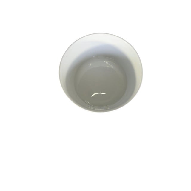 Teal Hand-Painted Porcelain Bowl with Morning Glory Motif from Royal Copenhagen, Denmark, 1960s-1970s For Sale - Image 8 of 12