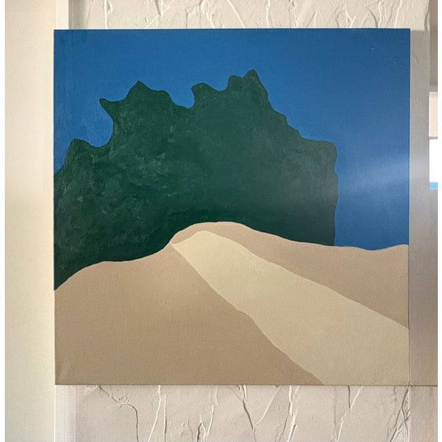 This original artwork, Desert Highway, beautifully channels the minimalist aesthetic of contemporary painter Béatrice...