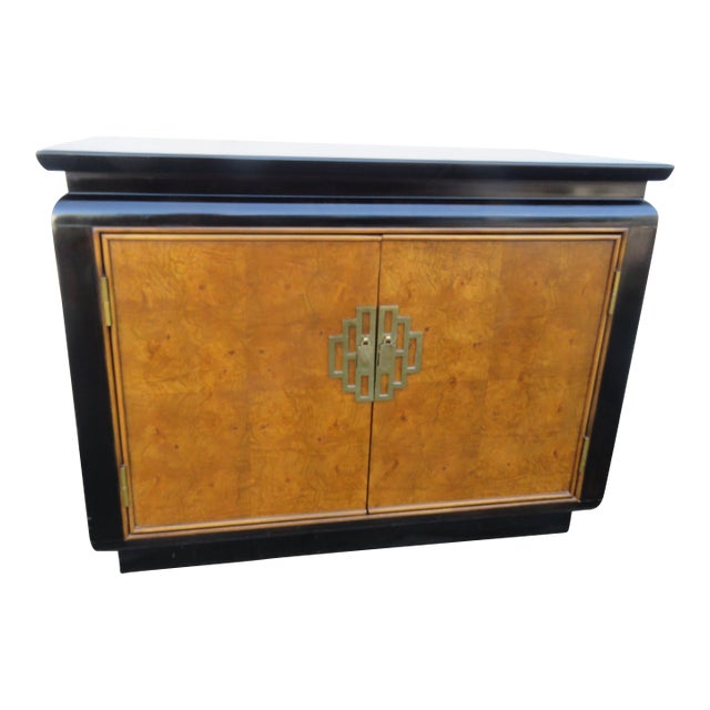 Chinoiserie Chin Hua Hollywood Regency Serving Table Buffet Lacquered 6187 For Sale