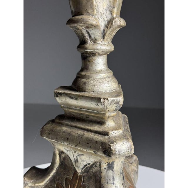 Italian Candlestick, 18th Century For Sale - Image 15 of 18