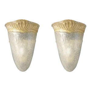 1960s Murano Graniglia Sconces, a Pair